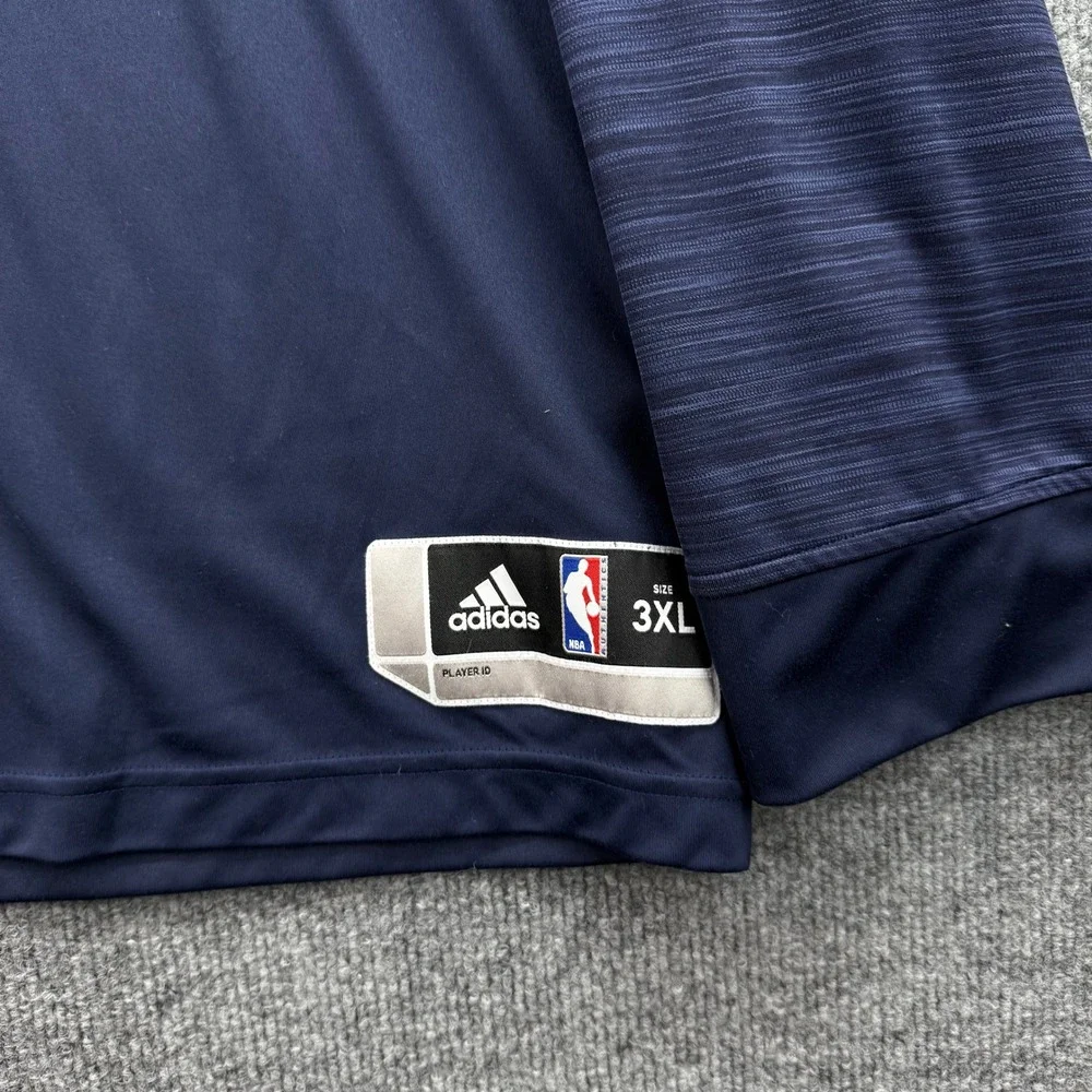 Adidas Dallas Mavericks NBA Shooting Shirt Mens 3XL Navy Blue AI1828 Long Sleeve